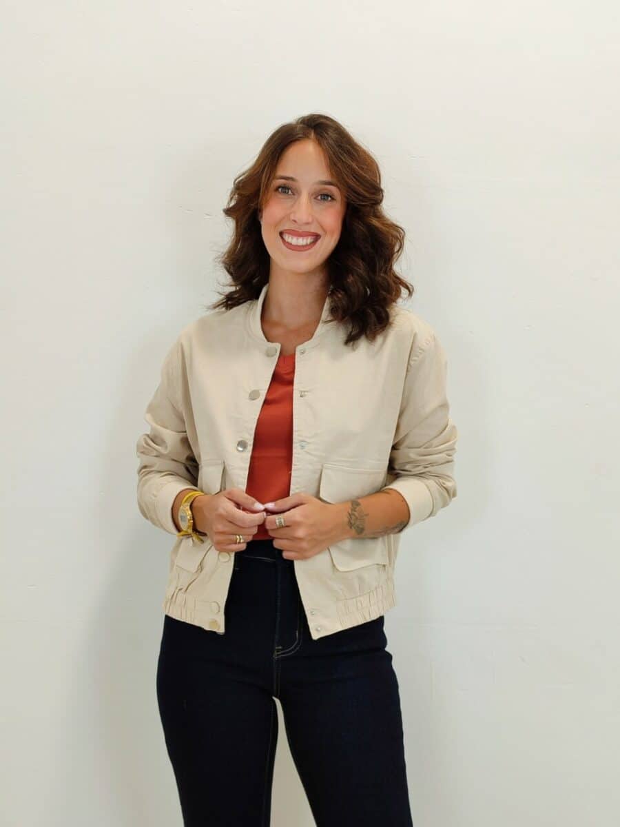 Bomber 25211 BEIGE - Imagen 2