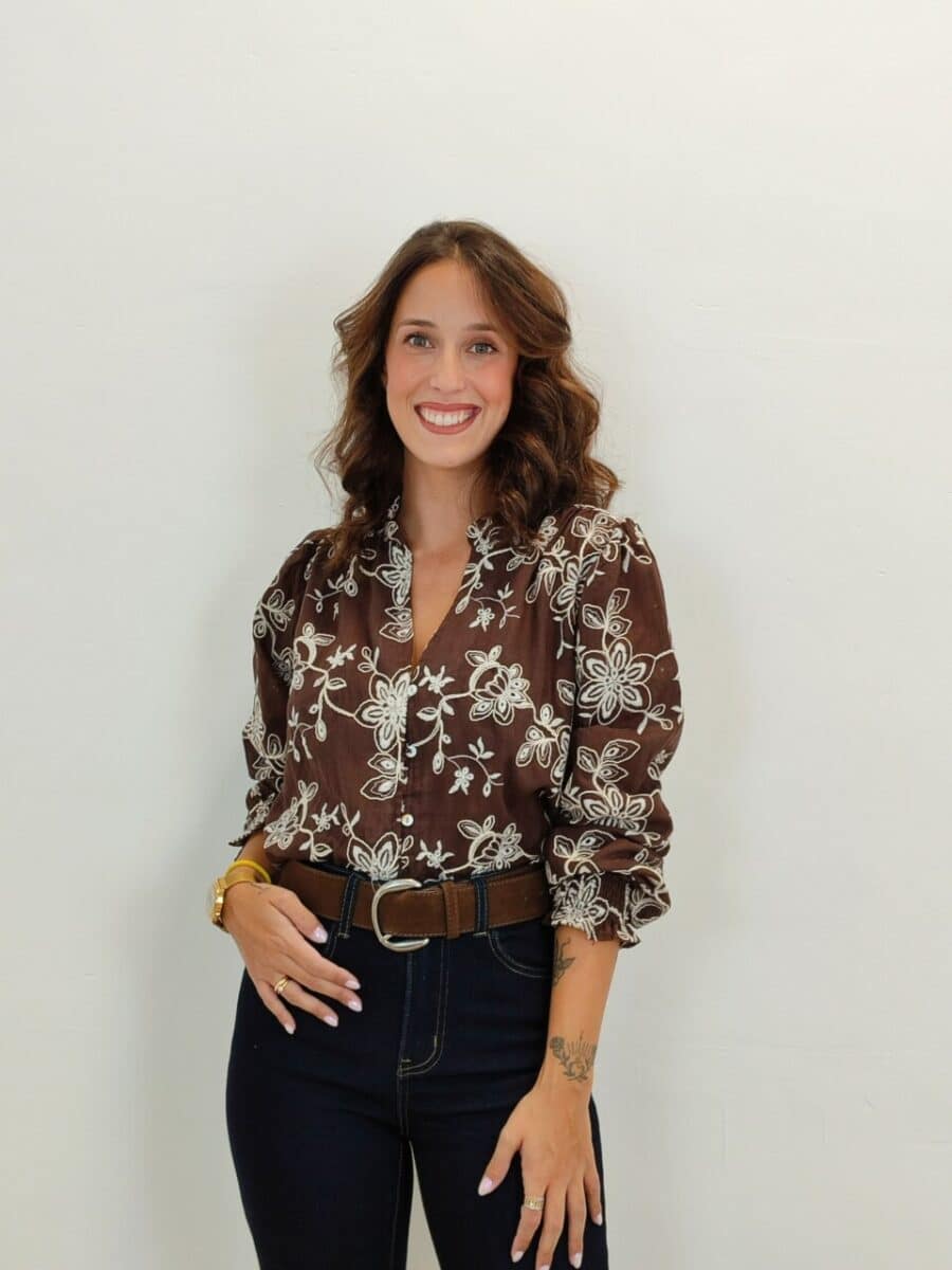 Blusa 21245 CHOCOLATE - Imagen 2