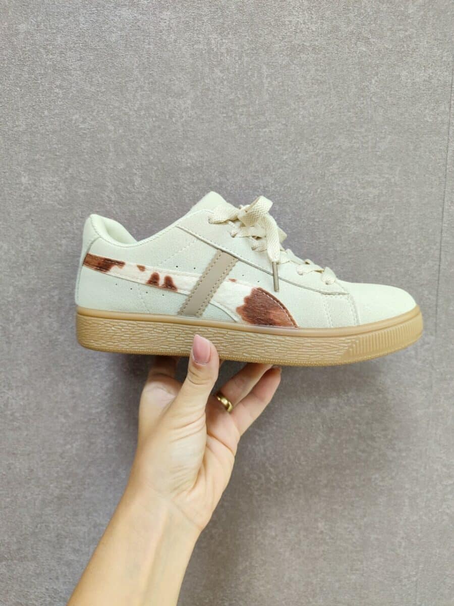 Tenis vaca BEIGE