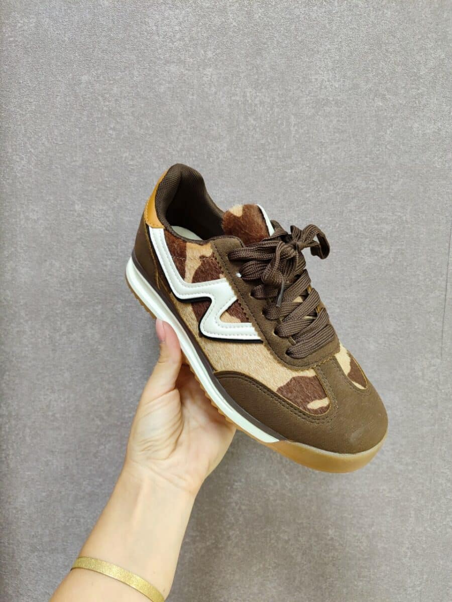 Tenis vaca CHOCOLATE