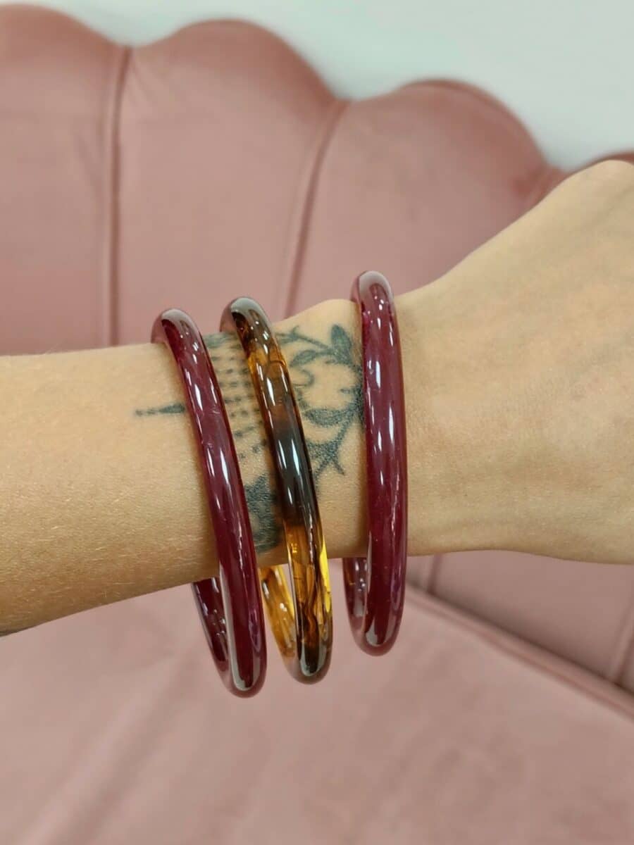 Pulseras PACK BURDEOS