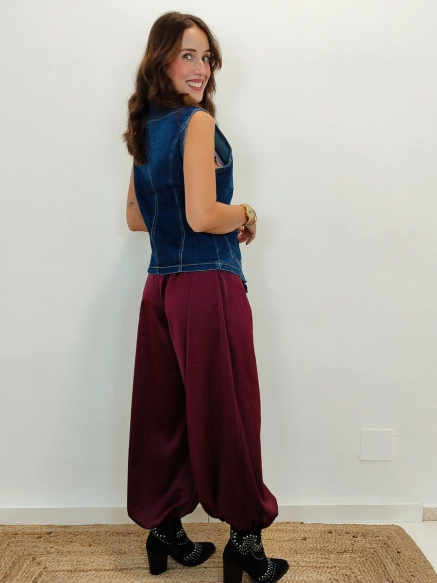 Pantalón 28350 VINO - Imagen 2