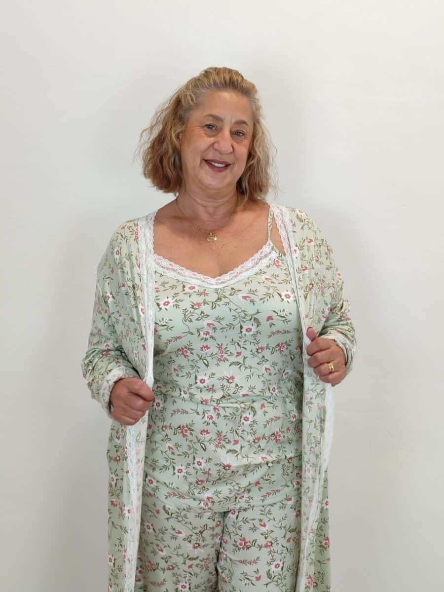 Pijama FLORES VERDE - Imagen 3