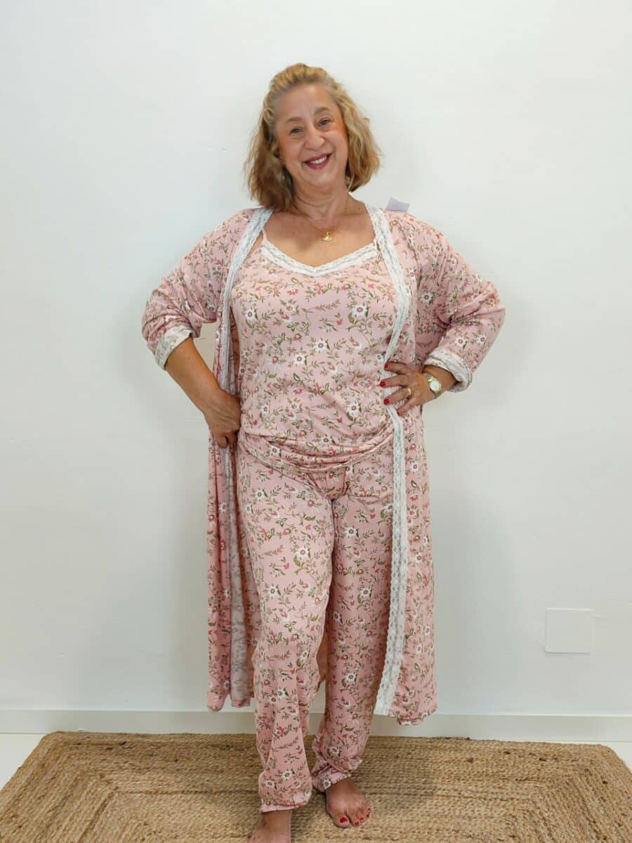 Pijama FLORES ROSA