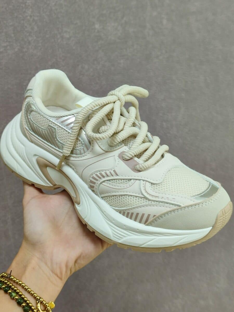 Tenis BEIGE - Imagen 2