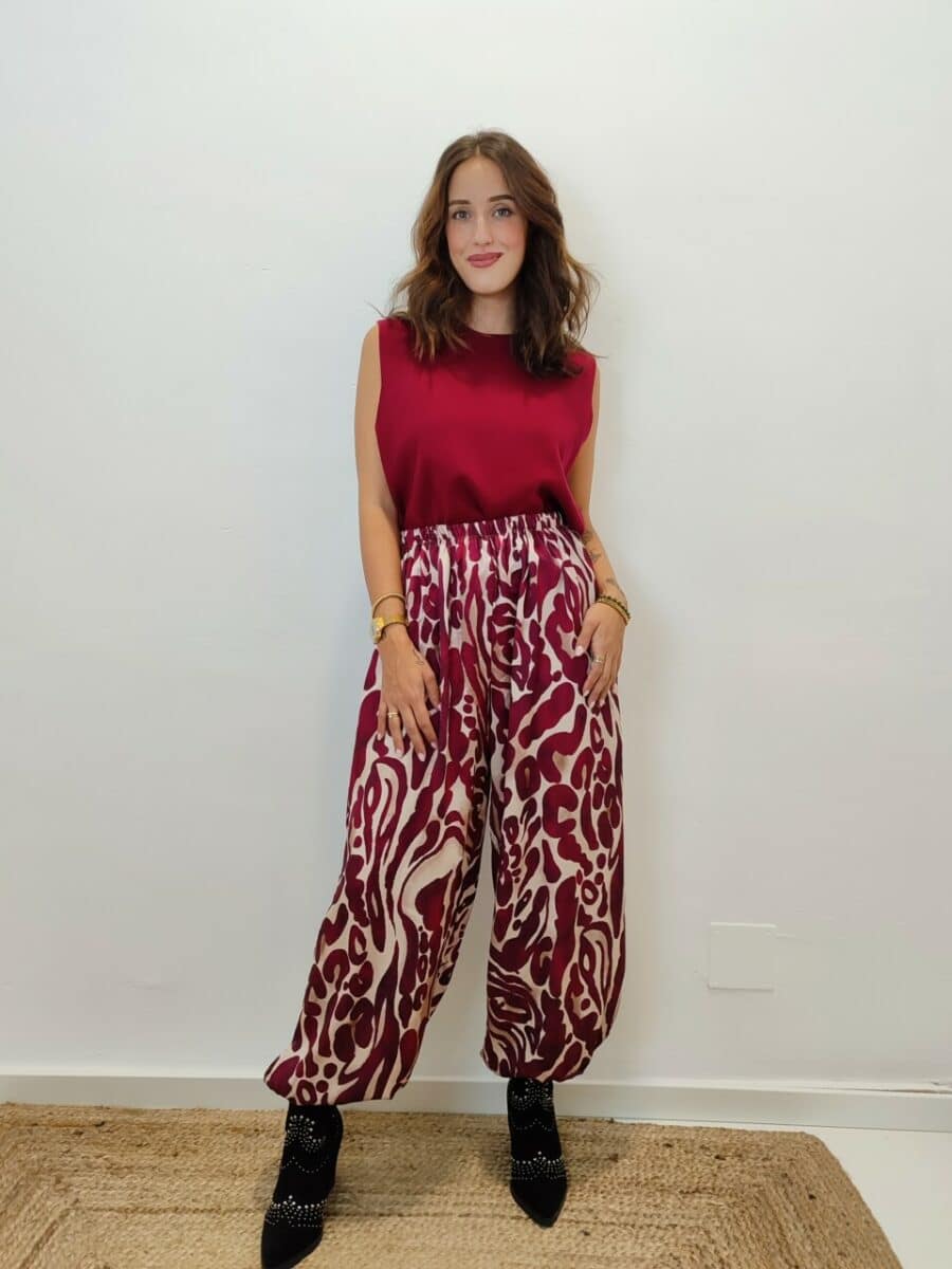 Pantalón 28349 VINO