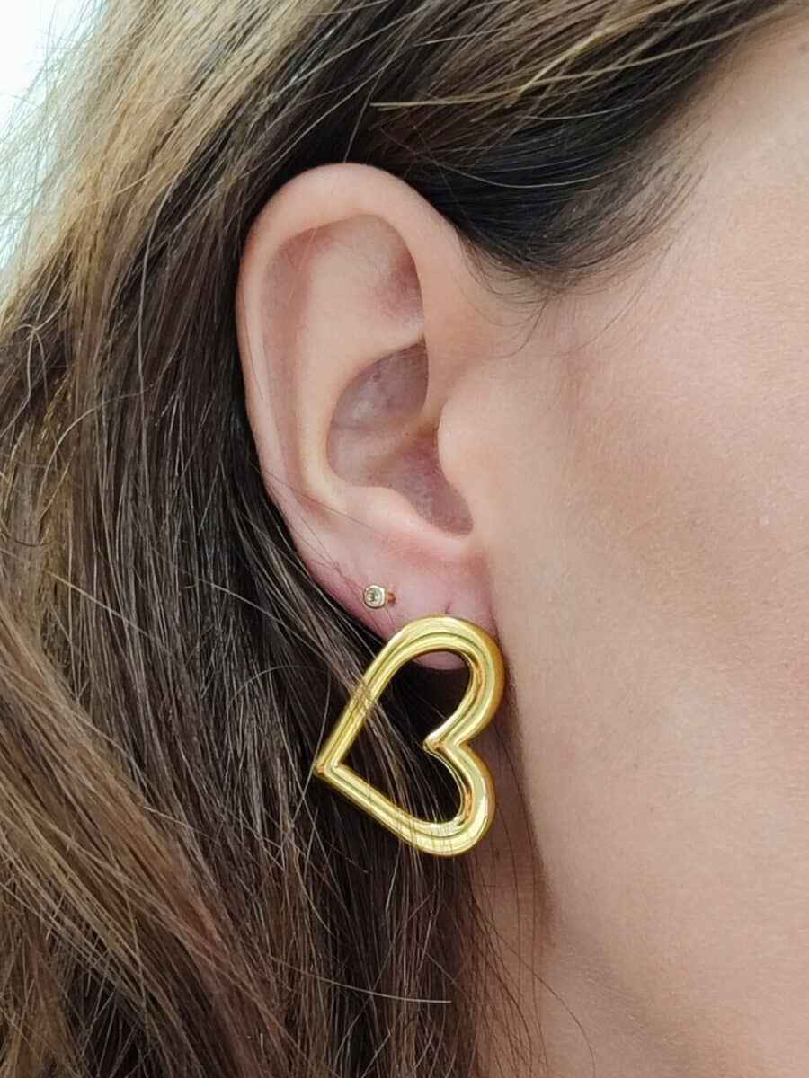 Pendientes CORAZÓN PEGADO