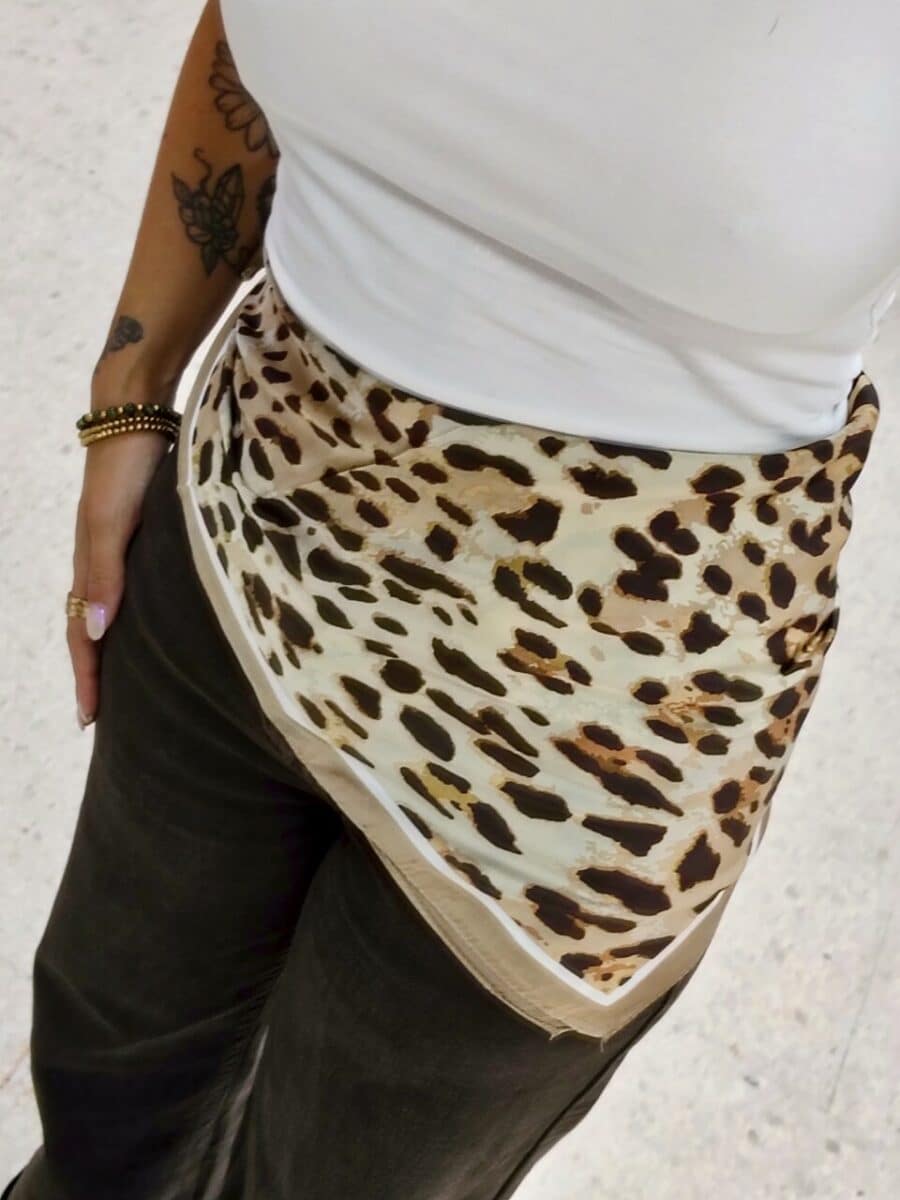 Pañuelo LEOPARDO BEIGE