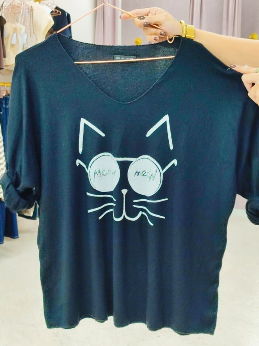 Camiseta GATO NEGRA TG.