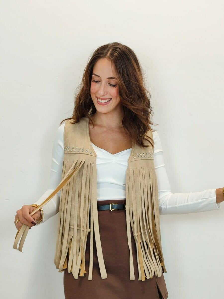 Chaleco 23203 BEIGE