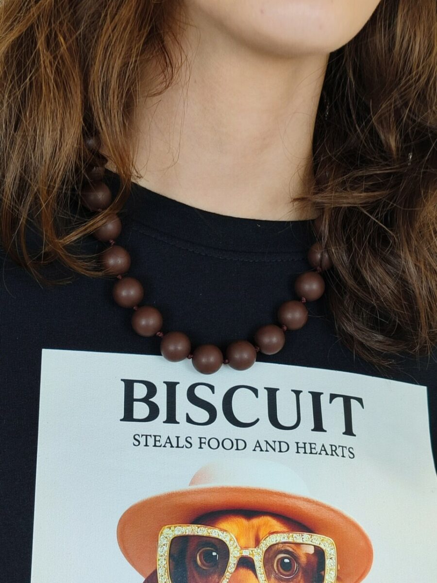 Collar BOLAS CHOCOLATE