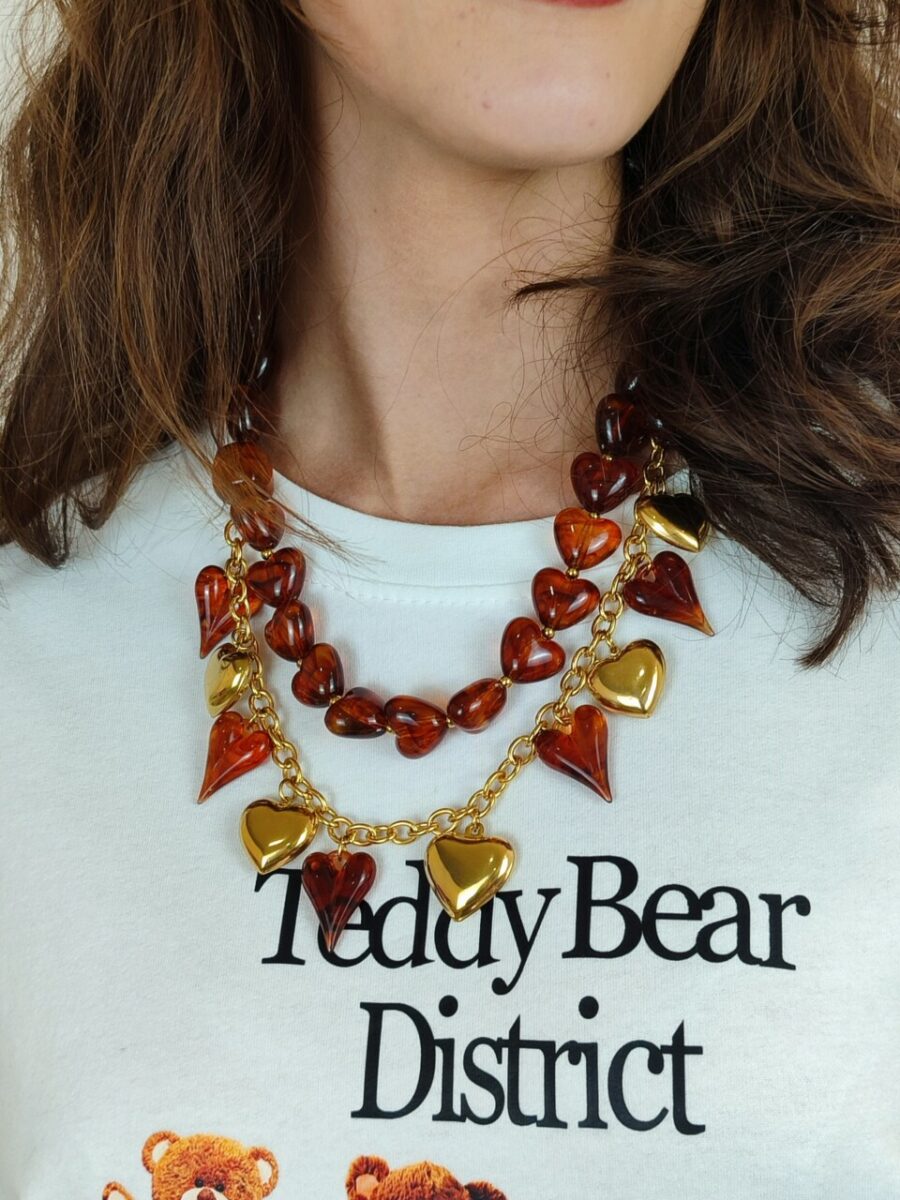 Collar DOBLE CORAZONES