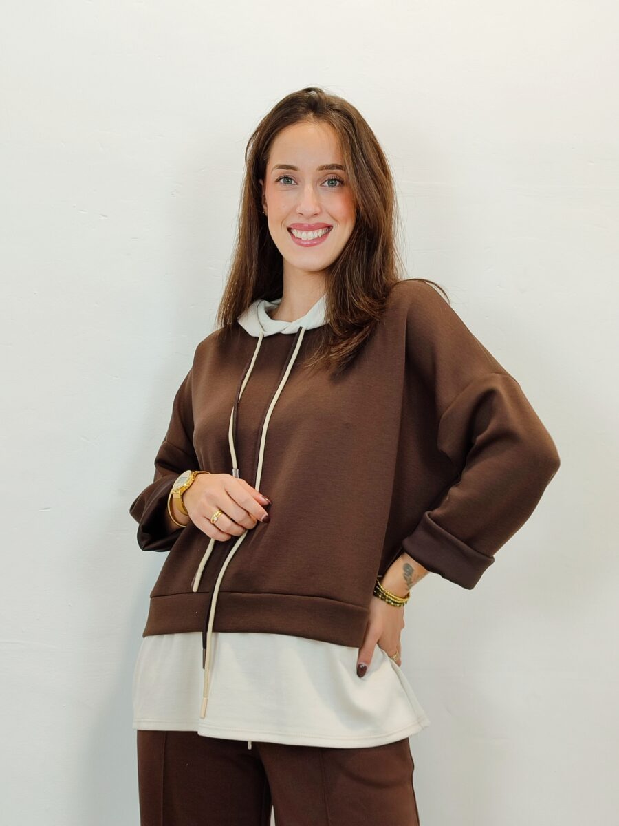 Sudadera 31109 CHOCOLATE - Imagen 2