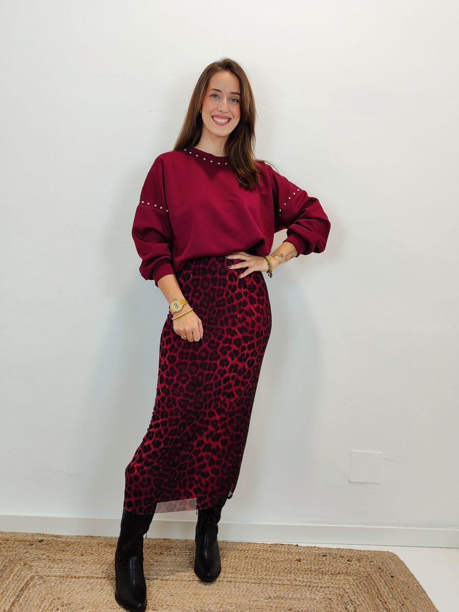 Falda 34321 BURDEOS