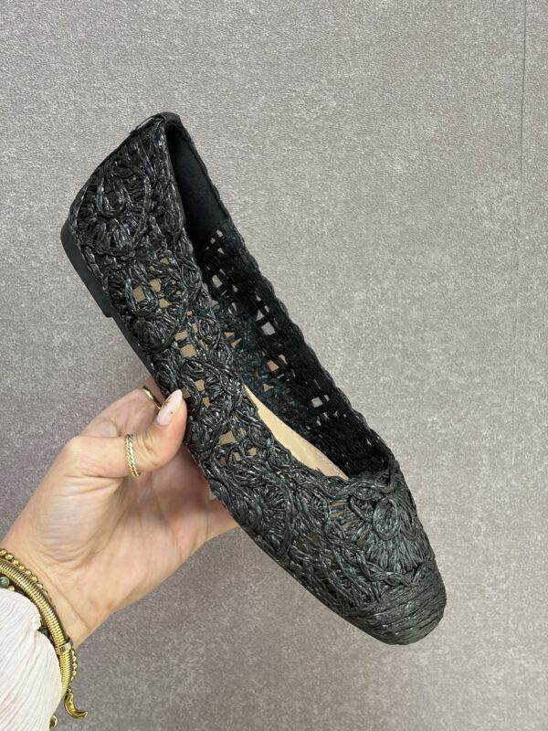 Zapato RAFIA NEGRO