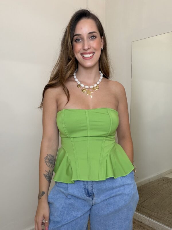 Top CORSET VERDE