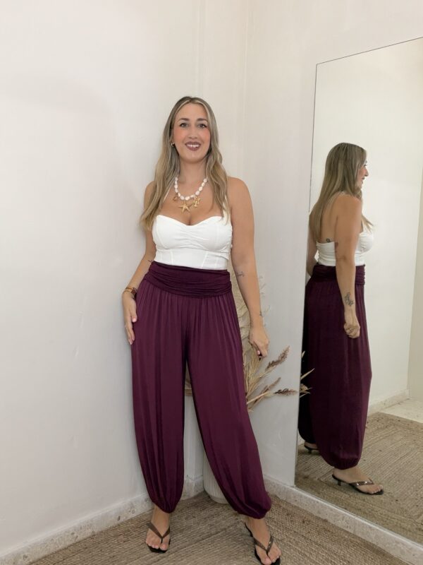 Pantalón 28443 VINO