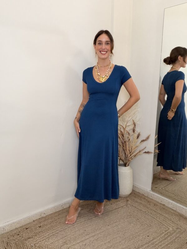 Vestido 33954 PETRÓLEO