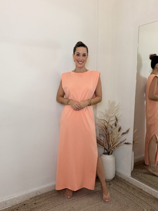Vestido HOMBRERAS MELOCOTÓN