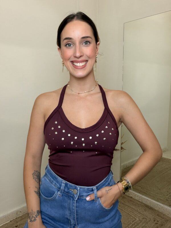 Camiseta TACHAS VINO