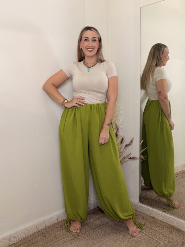 Pantalón CUERDA ACEITUNA