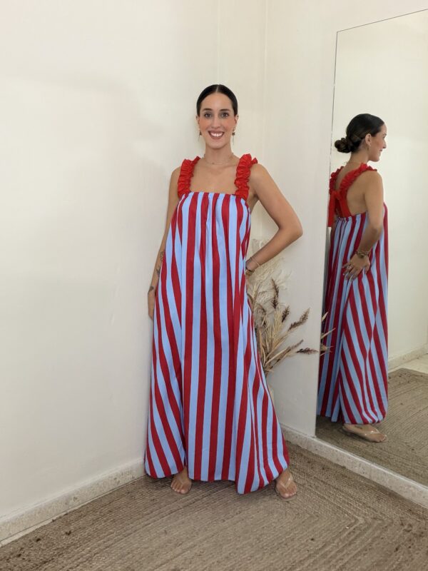 Vestido COLORIDO ROJO
