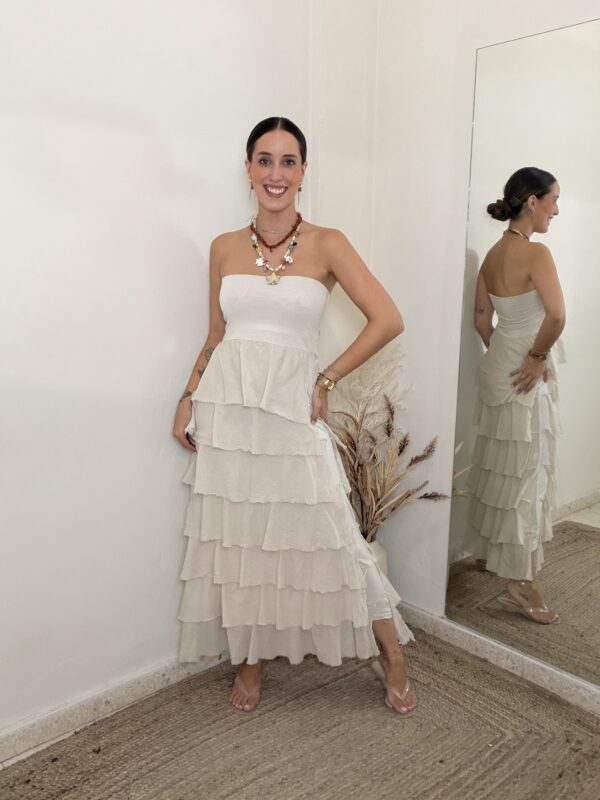 Vestido-falda BEIGE