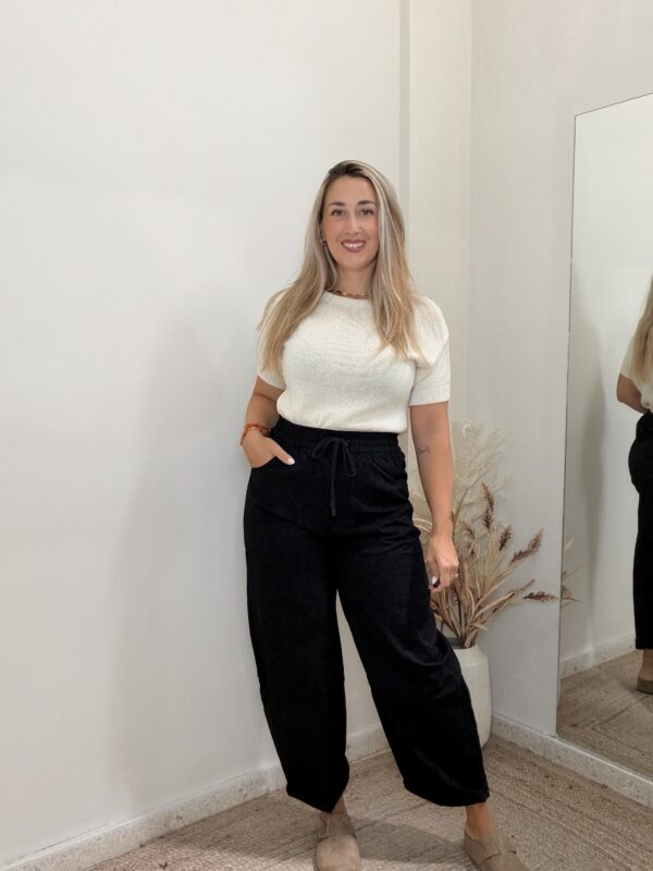 Pantalón LEOPARDO NEGRO