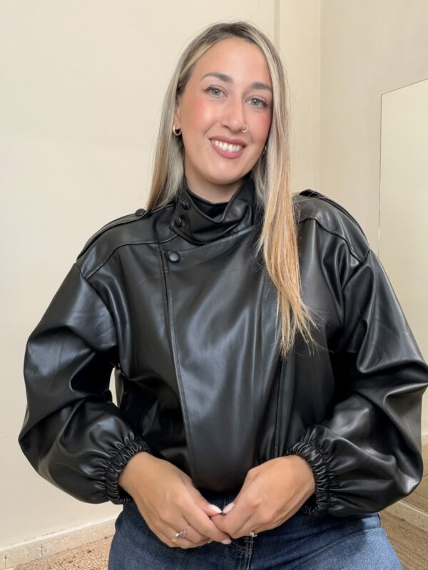 Chaqueta POLIPIEL NEGRA