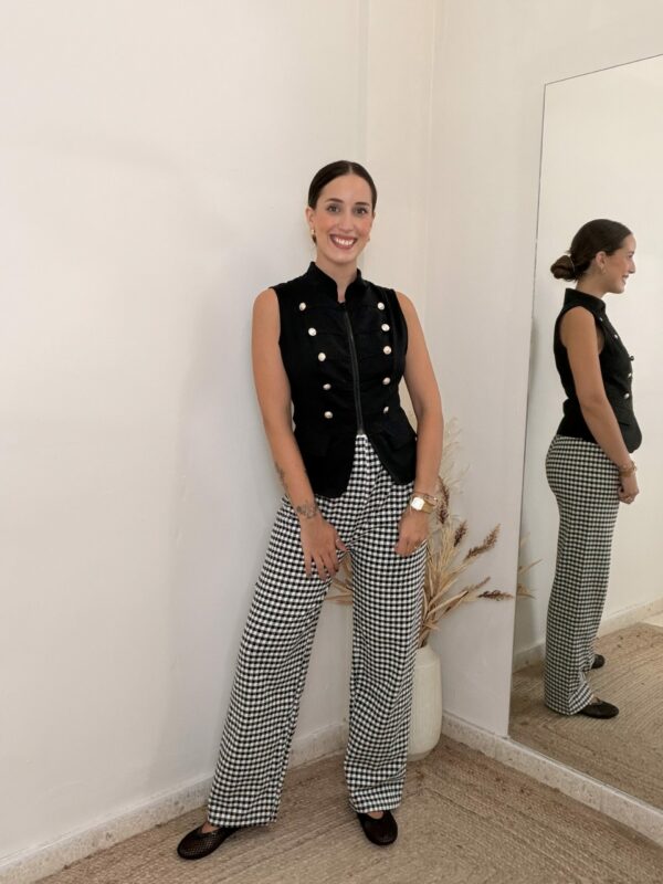 Pantalón VICHY NEGRO