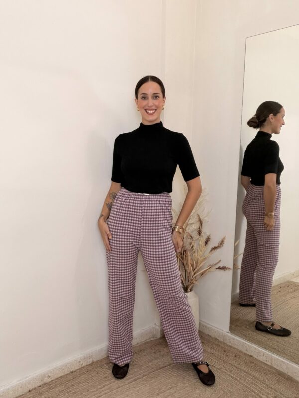 Pantalón VICHY LILA