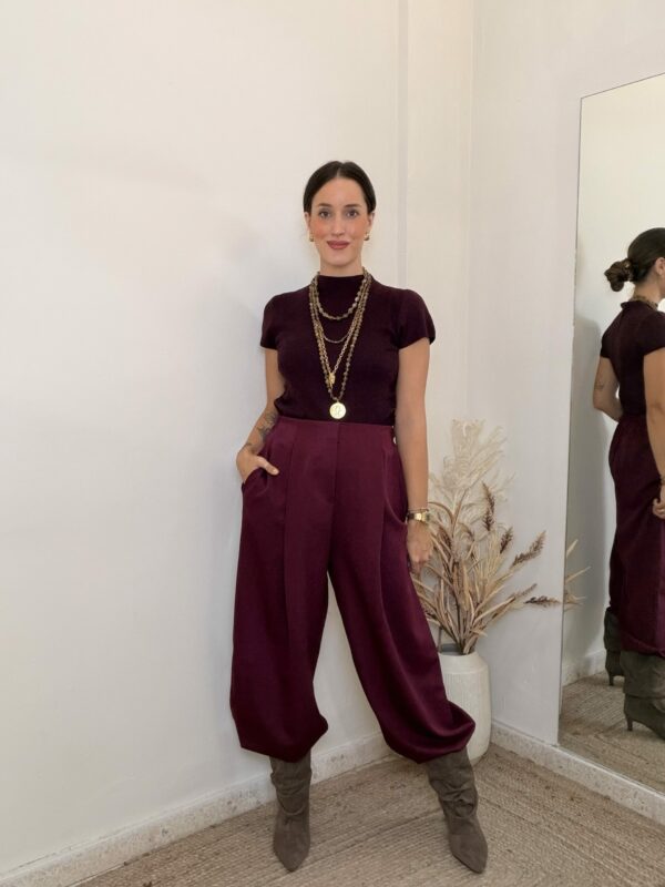 Pantalón 28495 VINO