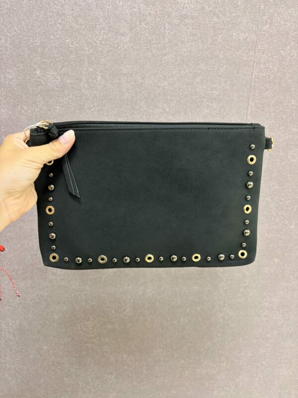 Cartera TACHAS NEGRO