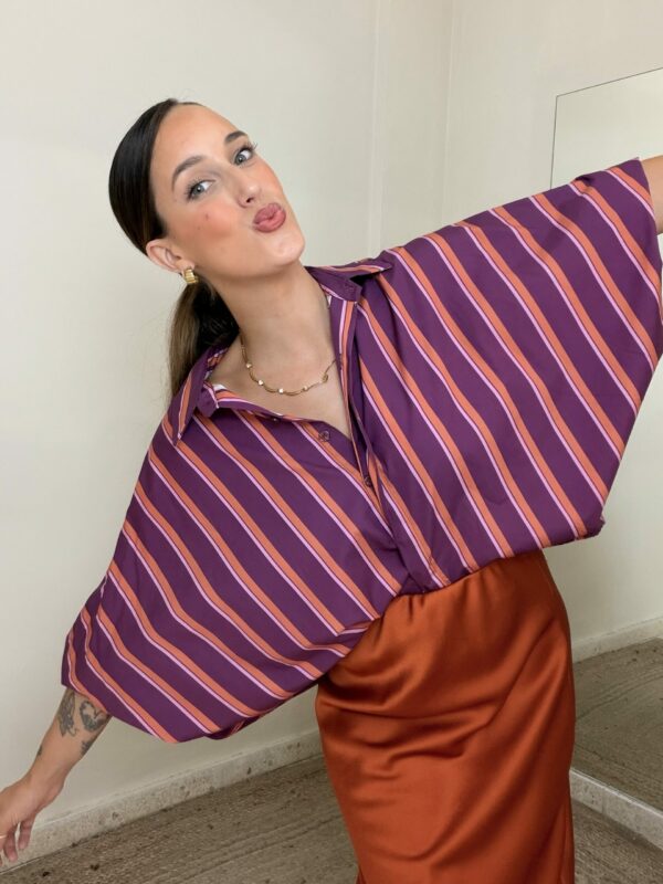 Camisa VIRAL MORADA