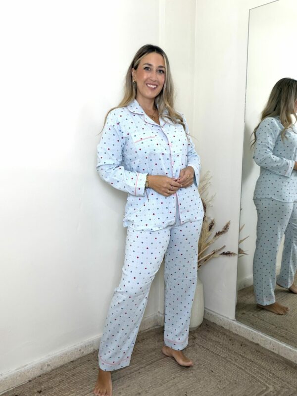 Pijama CORAZÓN AZUL