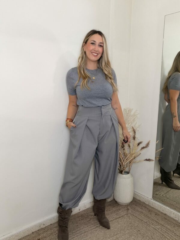 Pantalón CINTURA GRIS