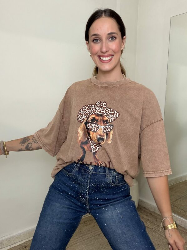 Camiseta OVER LEOPARDO