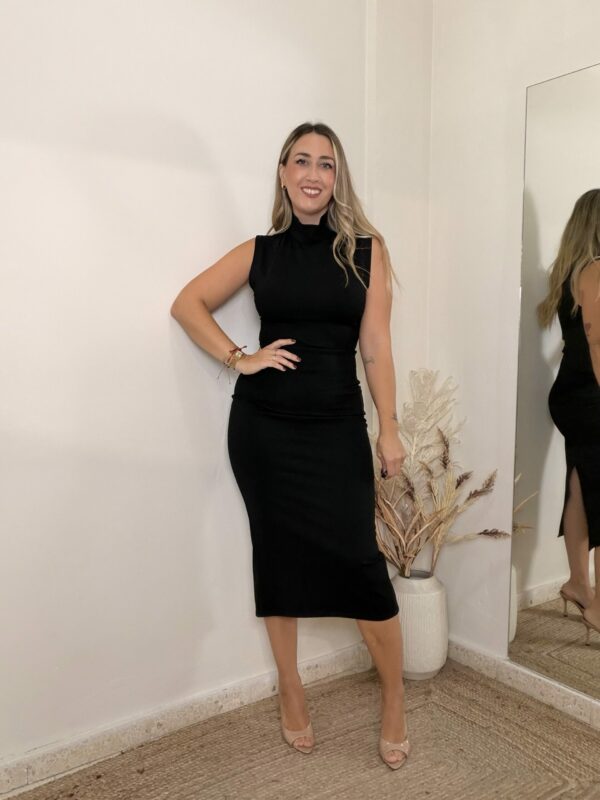 Vestido CUELLO NEGRO