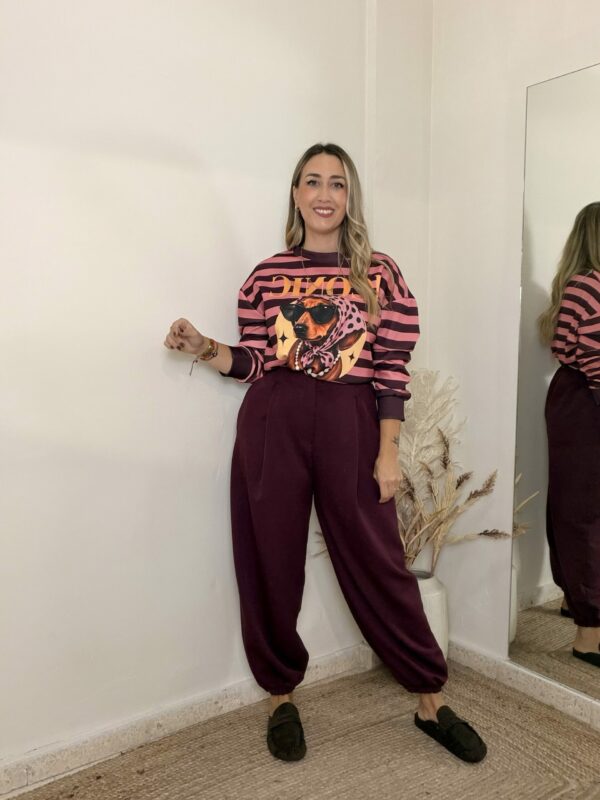 Pantalón PINZA NEW BERENJENA