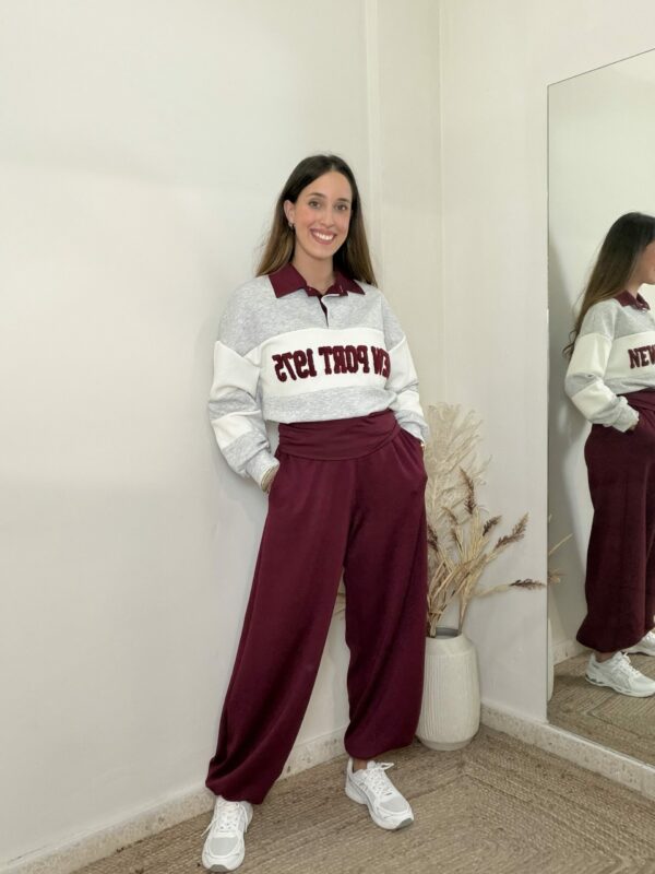 Pantalón BSK BURDEOS