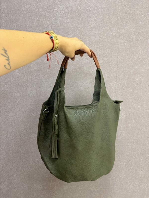 Bolso SUAVE FLECOS MILITAR