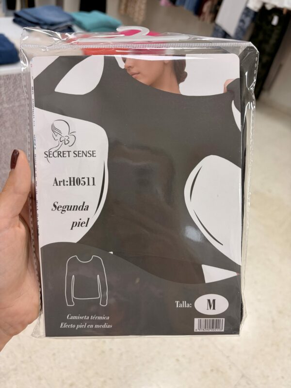 Camiseta SEGUNDA PIEL NEGRA
