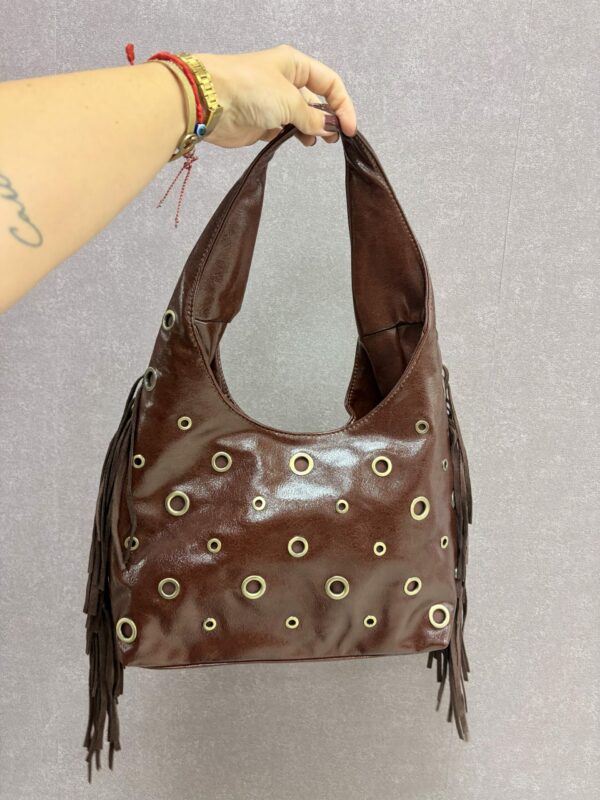 Bolso FLECOS CHOCOLATE